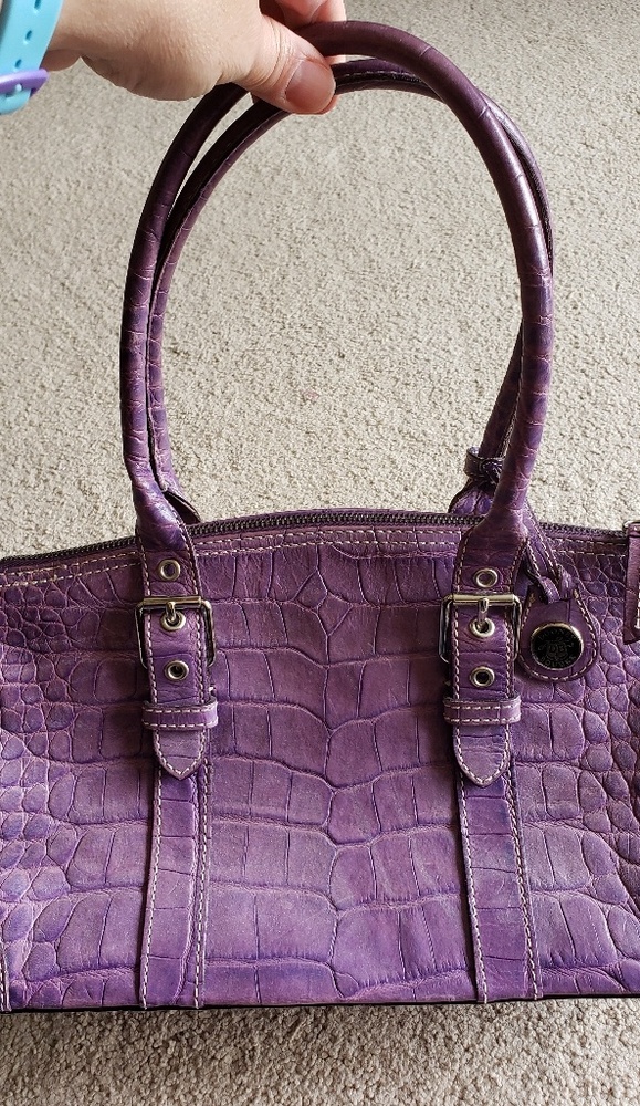 Dooney & Bourke purple croc